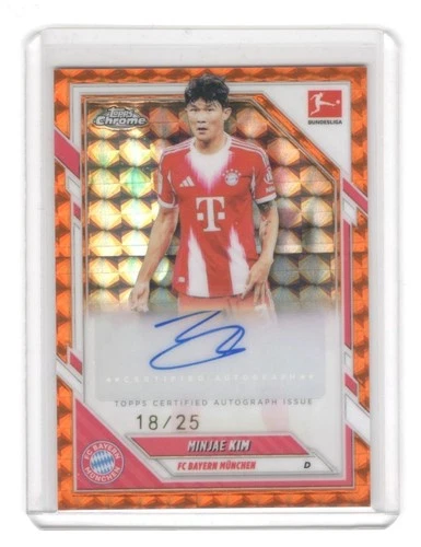 Min-Jae Kim 2025 Topps Chrome Orange Geometric /25