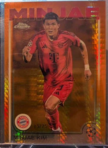 Min-Jae Kim 2024 Topps Chrome Orange Prizm /25