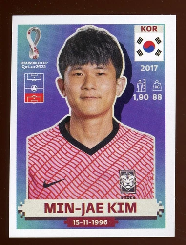 Min-Jae Kim 2022 Panini FIFA World Cup 2022 Qatar