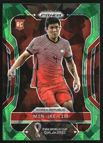 Min-jae Kim 2022 Panini Prizm World Cup Green Ice
