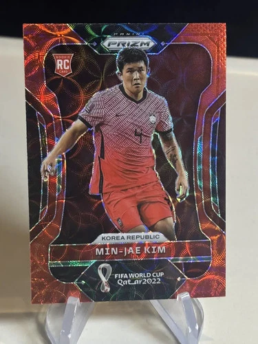 Min-Jae Kim 2022 Panini Prizm World Cup Red Refractor