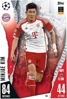 Min jae Kim 2023 Topps Match Attax UEFA Club Competitions