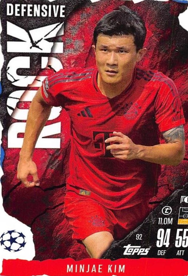 Min jae Kim 2024 Topps Match Attax UEFA Club Competitions Extra