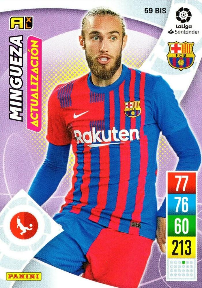 Mingueza 2021 Panini Adrenalyn XL La Liga
