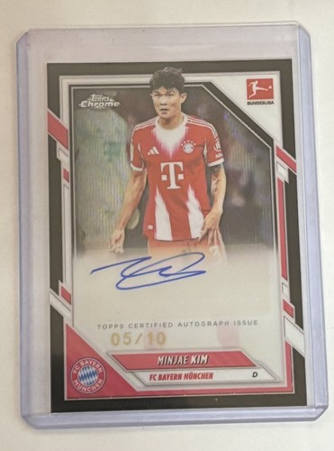 Minjae Kim 2025 Topps Bundesliga Chrome /10