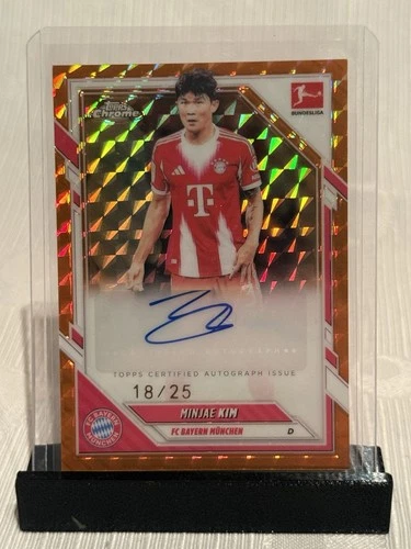 Minjae Kim 2025 Topps Chrome Orange /25