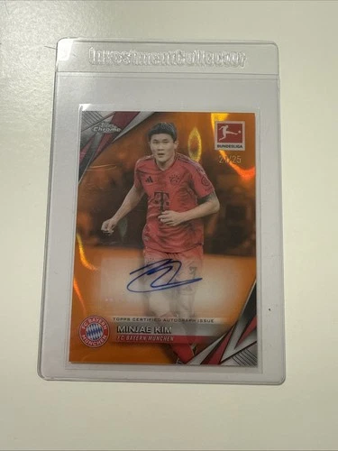 Minjae Kim 2024 Topps Chrome Orange /25