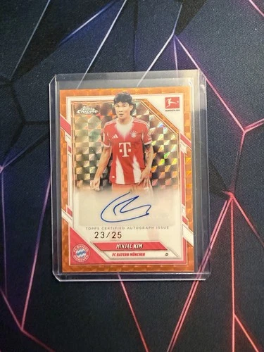 Minjae Kim 2025 Topps Chrome Orange Geometric /25