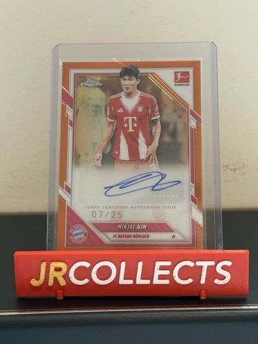 Minjae Kim 2025 Topps Chrome Orange Refractor /25