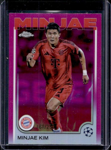 Minjae Kim 2024 Topps Chrome Pink Refractor /250