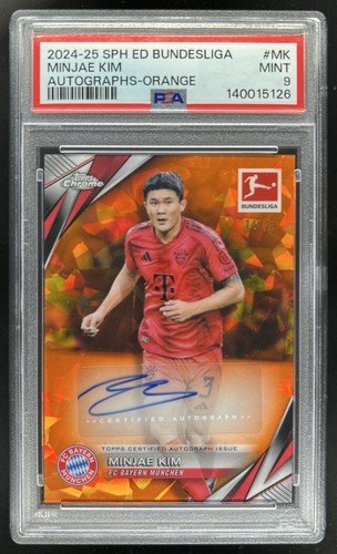 Minjae Kim 2024 Topps Chrome Sapphire Orange /25