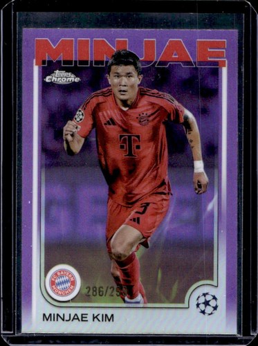 Minjae Kim 2024 Topps Chrome Violet Refractor /299