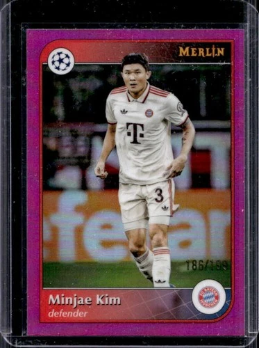 Minjae Kim 2024 Topps Merlin Chrome Pink Refractor /199