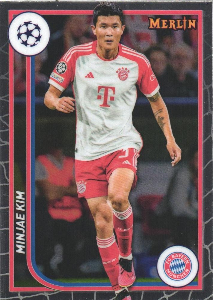 Minjae Kim 2023 Topps Merlin UEFA Club Competitions