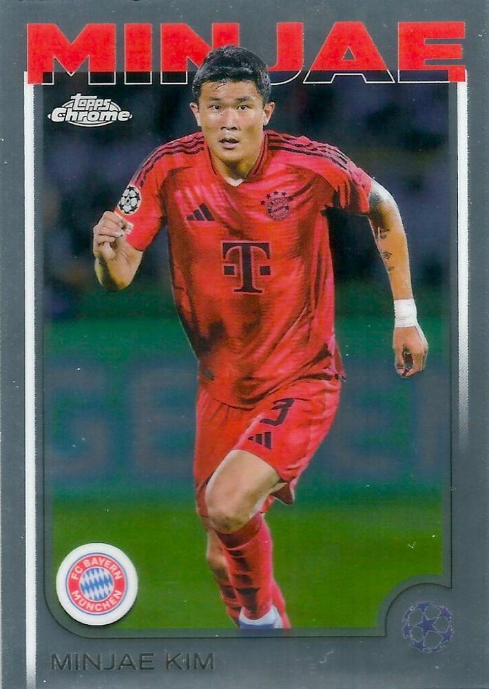 Minjae Kim 2024 Topps Chrome UEFA Club Competitions