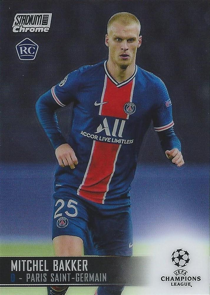 Mitchel Bakker 2020 Topps Stadium Club Chrome UEFA 2