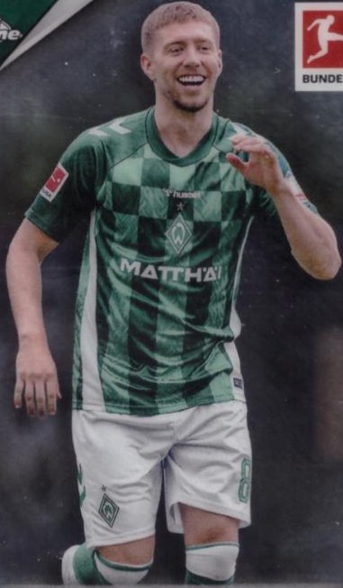 Mitchell Weiser 2024 Topps Chrome Bundesliga
