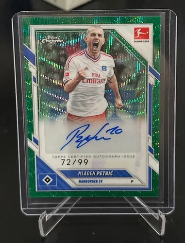 Mladen Petric 2025 Topps Chrome Green Wave /99