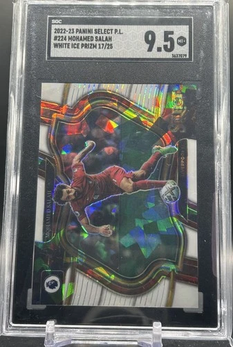 Mo Salah 2022 Panini Select Ice White /25