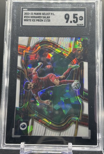 Mo Salah 2022 Panini Seleziona EPL White Ice /25