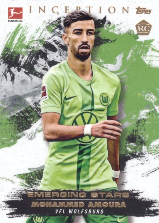 Mohamed Amoura 2024 Topps Inception Bundesliga