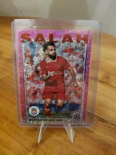Mohamed Salah 2024 Topps Champions League Pink