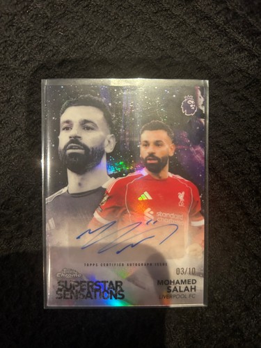 Mohamed Salah 2026 Topps Chrome /10