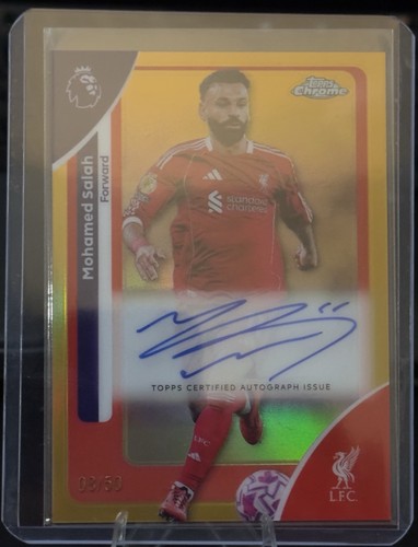 Mohamed Salah 2025 Topps Chrome
