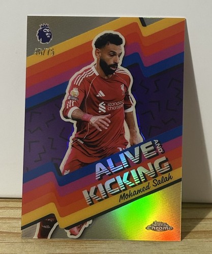 Mohamed Salah 2025 Topps Chrome /75