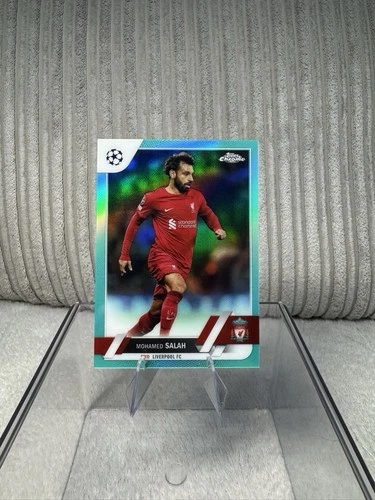 Mohamed Salah 2023 Topps Chrome Aqua /199