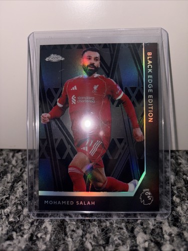 Mohamed Salah 2025 Topps Chrome Black Edge Edition