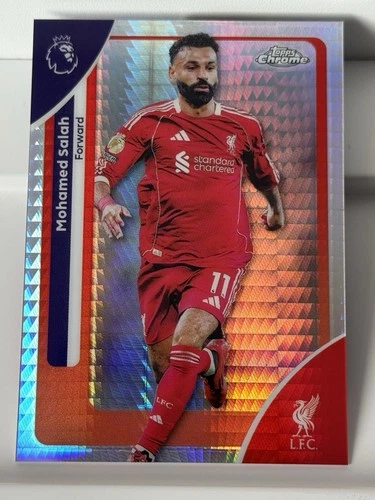 Mohamed Salah 2025 Topps Chrome Geometric Prism
