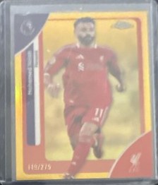 Mohamed Salah 2025 Topps Chrome Gold /275