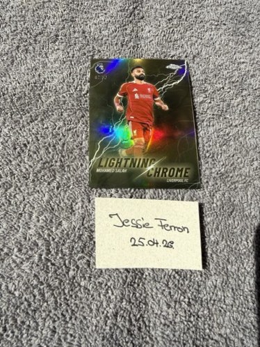 Mohamed Salah Topps Chrome Gold /50
