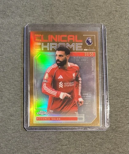Mohamed Salah 2026 Topps Chrome Gold /50