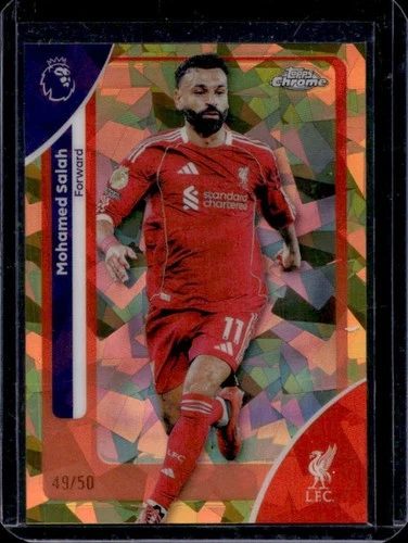 Mohamed Salah 2026 Topps Chrome Gold Refractor /50