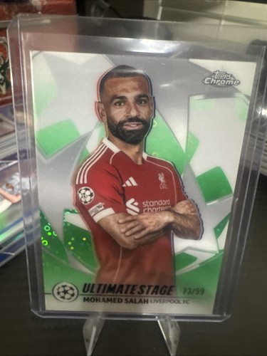 Mohamed Salah 2026 Topps Chrome Green /99