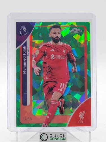 Mohamed Salah 2026 Topps Chrome Green /99