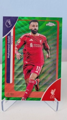 Mohamed Salah 2026 Topps Chrome Green Refractor /99
