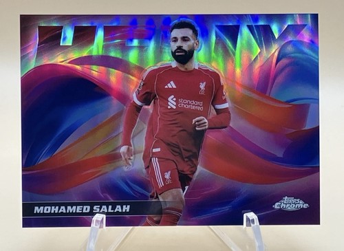 Mohamed Salah 2026 Topps Chrome Helix Multi