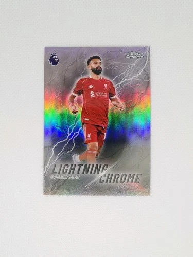Mohamed Salah 2026 Topps Chrome Lightning Chrome