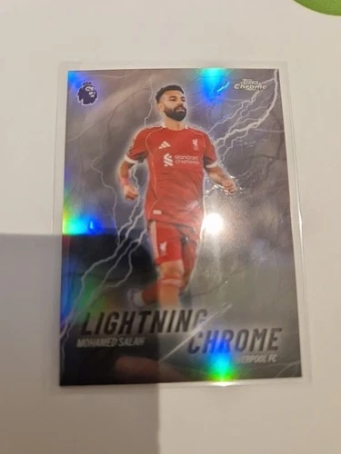 Mohamed Salah 2026 Topps Chrome Lightning Chrome