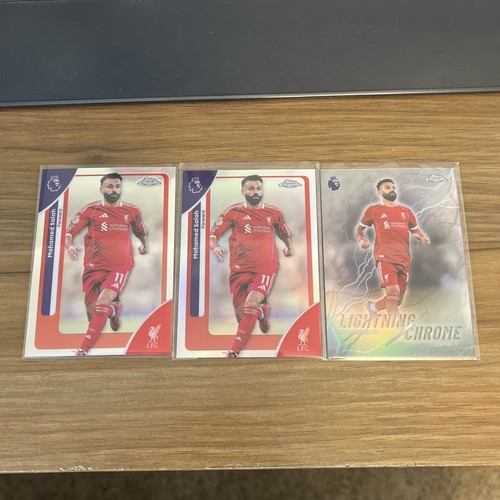 Mohamed Salah 2026 Topps Chrome Lightning Refractor