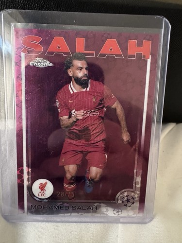 Mohamed Salah 2024 Topps Chrome Logofractor /75