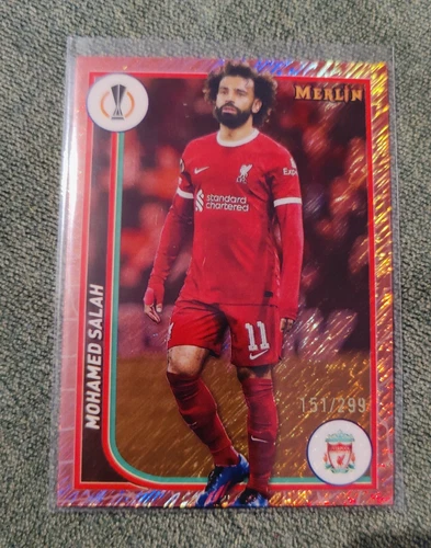 Mohamed Salah 2023 Topps Chrome Merlin /299