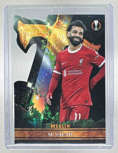 Mohamed Salah 2024 Topps Chrome Merlin