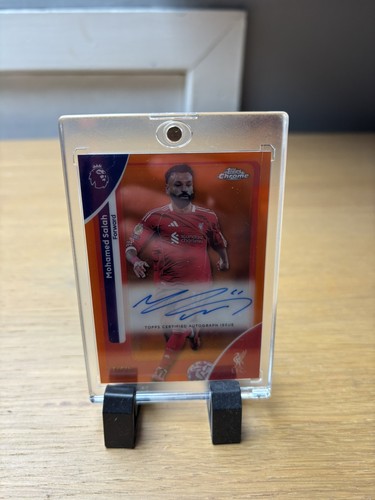 Mohamed Salah 2025 Topps Chrome Orange /25