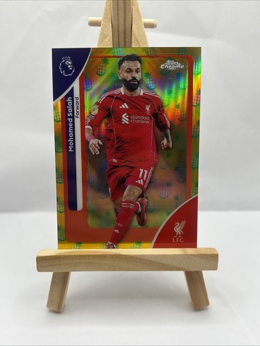 Mohamed Salah 2026 Topps Chrome Pineapple Blast