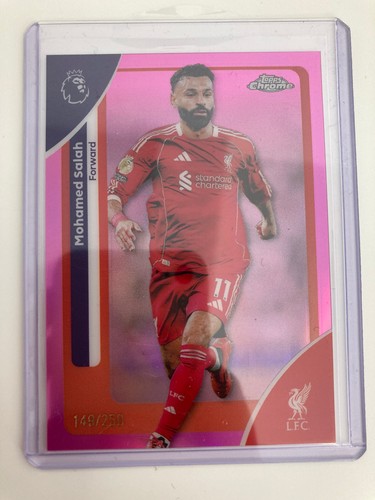 Mohamed Salah 2025 Topps Chrome Pink /250