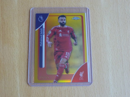 Mohamed Salah 2025 Topps Chrome Premier League 136/275